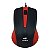 MOUSE USB C3 TECH PRETO/VERMELHO MS20RD - Imagem 1