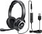 HEADSET MULTILASER HF600, P3 E USB - PRETO - PH427 - Imagem 1