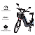 BICICLETA ELETRICA HAWK WX01 BLACK 500W - BATERIA 48V 12AH 45 KM AUTONOMIA - Imagem 4