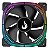 KIT COOLER GABINETE RISE MODE AURA PRO BLACK 3X FAN 120MM ARGB PRETO - Imagem 2