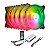 KIT COOLER GABINETE RISE MODE CRYSTAL SOUND 5X FAN 120MM ARGB - Imagem 1