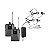 MICROFONE SEM FIO LELONG LE-925 UHF DUPLO HEADSET E LAPELA - Imagem 1