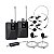 MICROFONE SEM FIO LELONG LE-925 UHF DUPLO HEADSET E LAPELA - Imagem 2