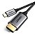 ADAPTADOR UGREEN MICRO USB-C PARA HDMI 5.4GBPS 4K 60HZ 1.5M PRETO MM142 - Imagem 2