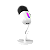 MICROFONE GAMER CONDENSADOR PCYES VOLINI WHITE GHOST RGB USB MGVLNWG BRANCO - Imagem 1