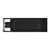 PEN DRIVE 64GB KINGSTON DATATRAVELER 70 PRETO TYPE-C TIPO-C - Imagem 2