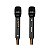 MICROFONE SEM FIO KADOSH K2002M 2 BASTÕES DE MÃO VALVULADO TUBE UHF - Imagem 2