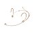 MICROFONE HEADSET DYLAN DH-55 P2 E MINI XLR BEGE - Imagem 1
