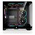 GABINETE GAMER RISE MODE GALAXY CURVED MINI TOWER S/FAN - Imagem 4