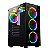 GABINETE GAMER RISE MODE GLASS  MID TOWER LATERAL E FRENTE DE VIDRO COM 6 FAN ARGB RM-CA-06XB-ARGB - Imagem 5