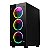 GABINETE GAMER RISE MODE GLASS  MID TOWER LATERAL E FRENTE DE VIDRO RM-CA-06X-FB - Imagem 1