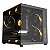 GABINETE GAMER PCYES FORCEFIELD MINI BLACK VULCAN GFFMNBV - Imagem 1