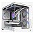 GABINETE GAMER PCYES FORCEFIELD MINI WHITE GHOST VULCAN GFFMNWG - Imagem 1