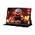 MONITOR PORTATIL PCYES QUARTZO Q15F 15.6" FLAT FHD IPS 60HZ 5MS MINI HDMI USB TIPO C  PRETO VULCAN PMPQ15F60BV - Imagem 2