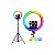 RING LIGHT SELFIE COM LUZ DE LED RGB 22" COM TRIPE 2,10M BMAX BM-L22 - Imagem 1