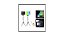 ILUMINADOR RETANGULAR LED RGB 14" COM TRIPE 2M PM-36 - Imagem 1