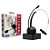 HEADSET OFFICE SEM FIO COM BASE HS-200 CHIP SCE 015-0103 - Imagem 1