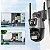 CAMERA IP GIRATORIA EXTERNA LENTE DUPLA FULL HD 360 IT BLUE SC B59 - Imagem 3