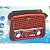 RADIO AM FM INOVA RETRO USB CARTAO RAD-305Z 3 BANDAS COLORS - Imagem 1