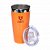 COPO TERMICO QUATI COM TAMPA 473ML COBRE/LARANJA - Imagem 4