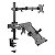 SUPORTE PARA MONITOR E NOTEBOOK COM ARTICULAÇAO DUPLA  PCYES PLMSMN1A - Imagem 9