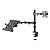 SUPORTE PARA MONITOR E NOTEBOOK COM ARTICULAÇAO DUPLA  PCYES PLMSMN1A - Imagem 7