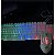 KIT MOUSE E TECLADO GAMER KMEX KM52+MOA8 RAINBOW COM FIO BRANCO - Imagem 5