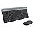 KIT TECLADO E MOUSE USB SEM FIO LOGITECH MK470 COMBO SLIM GRAFITE - Imagem 1
