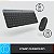 KIT TECLADO E MOUSE USB SEM FIO LOGITECH MK470 COMBO SLIM GRAFITE - Imagem 3