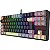 TECLADO MECÂNICO GAMER REDRAGON KUMARA RGB PRETO CINZA E AMARELO SWITCH MARROM TKL K552LGY-RGB - Imagem 5