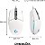 MOUSE GAMER LOGITECH G203 LIGHTSYNC RGB 8000DPI BRANCO - Imagem 4