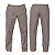 Uniforme Calça Em Brim Com Cadarço E Elástico Cinza Tamanho GG - Imagem 1