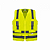 Colete De Sinalização Blusão Amarelo Fluorescente 4 Bolsos Kalipso - Imagem 1
