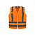 Colete De Sinalização Blusão Laranja Fluorescente 1 Bolso Kalipso - Imagem 1