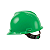 Capacete De Proteção MSA V-Guard Verde - CA 498 - Imagem 1