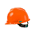 Capacete De Proteção MSA V-Guard Laranja - CA 498 - Imagem 1