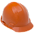 Capacete De Proteção Ultra Master MI C/ Carneira Laranja- CA 12354 - Imagem 1
