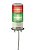COLUNA LUM. LED 2 ELEM. CONT. VM/VD 24VCA/VCC BASE FIX. DIRETA IP53 - - Imagem 1