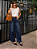 Calça Jeans Com Bolsos Barrel - Imagem 1