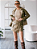Trench Coat PU Com Martingale Ombro - Imagem 1