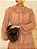 Vestido Chemisier Com Babado E Combinação - Imagem 1