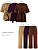 Conjunto Kimono E Calça Tecido Com - Imagem 1