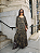Vestido Franzido De Chiffon Com Paisley - Imagem 1