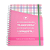 Caderno Controle Doméstico A5 Capa Dura Rosa - Imagem 2