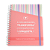 Caderno Controle Doméstico A5 Capa Dura Salmão - Imagem 2
