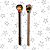 KIT 2 Canetas Naruto - Imagem 1