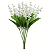 Buquê Mosquitinho Branco Artificial com 10 Galhos 37cm - Imagem 1