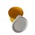 Tupperware Tupper Redondinha 500 ML Amarelo Com Tampa Branca - Imagem 3