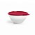 Tigela Maravilhosa 750ml - Transparente Tampa Vermelha - Imagem 1