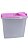 Porta Cereais Transparente Tampa Rosa 2,8 Litros - Imagem 2